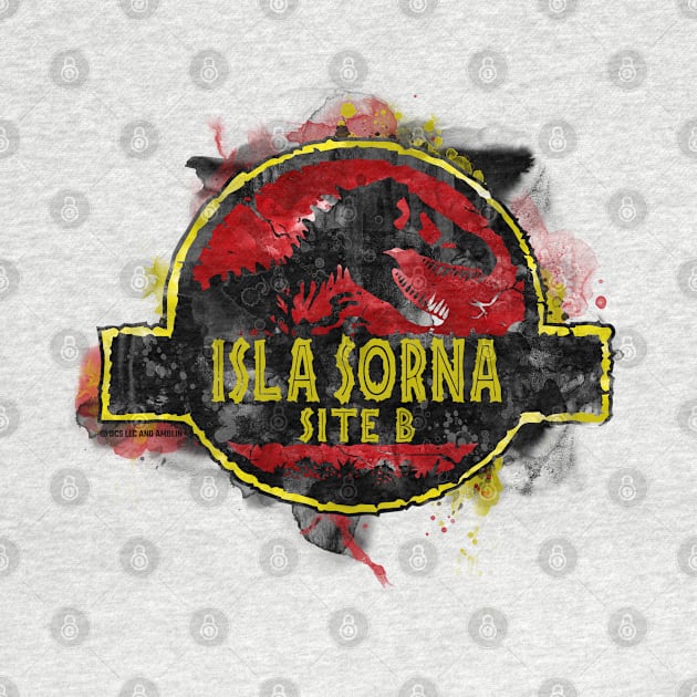 Isla Sorna - Park Site B - World Logo by Jurassic Merch